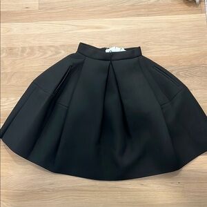 Kenzo Black A-Line Skirt